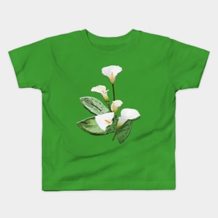 Calla Lily Flowers Kids T-Shirt